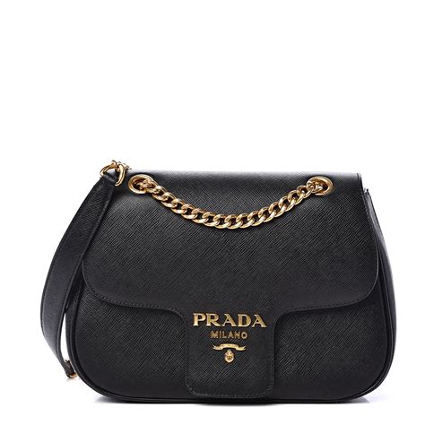 prada saffiano lux chain shoulder bag|prada saffiano shoulder bag review.